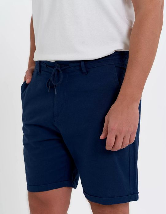 Spodenki męskie z lnu i wiskozy 3XL