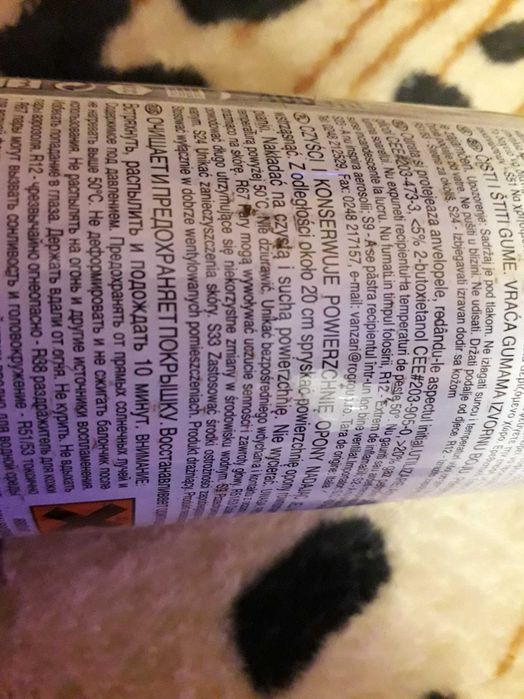 spray nabłyszczacz do opon