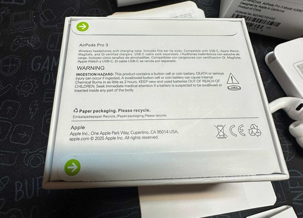 Airpods pro 3 novos em caixa