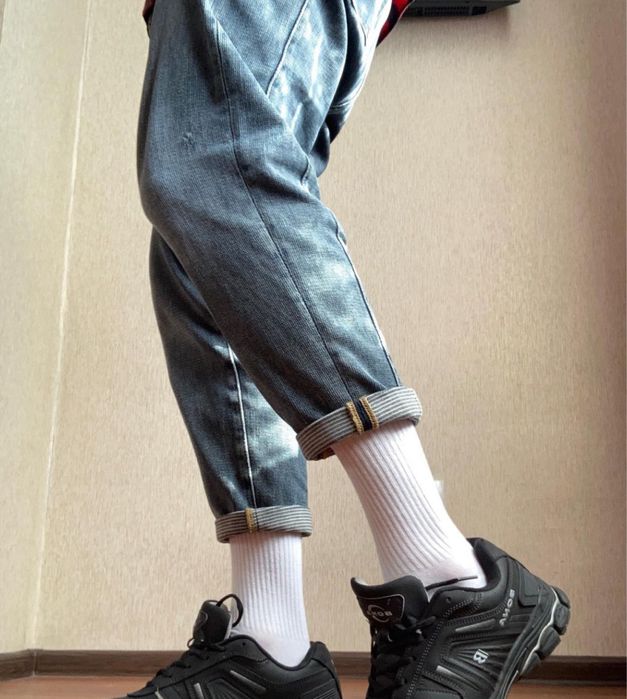 /12 пар 315грн/ Шкарпетки спортивні високі однотонні білі /носки