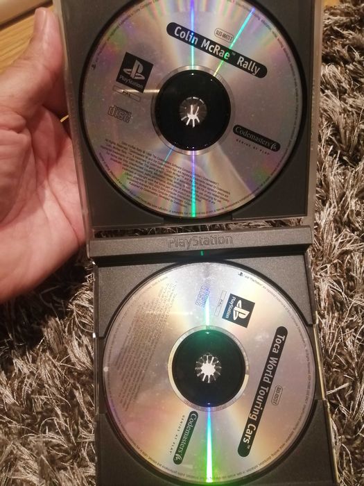 2 Jogos Playstation1 Toca touring cars/Colin McRae rally