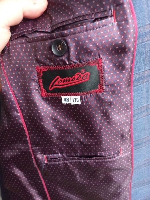 Marynarka męska w kratkę