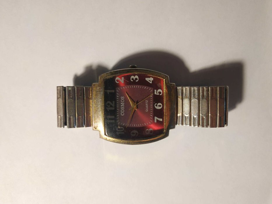 Металлический ремешок часы космос