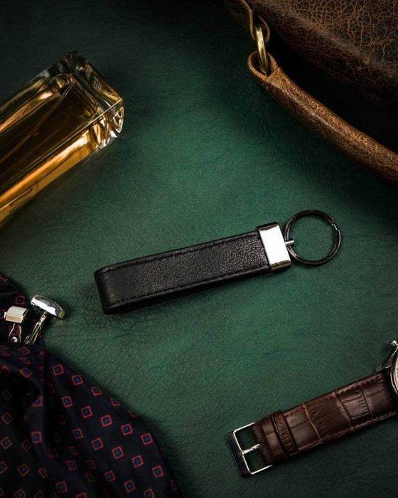 Zestaw skórzany portfel etui brelok 4U CAVALDI