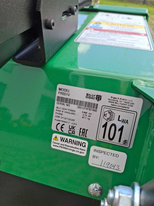 Wertykulator spalinowy Bily Goat PR551V