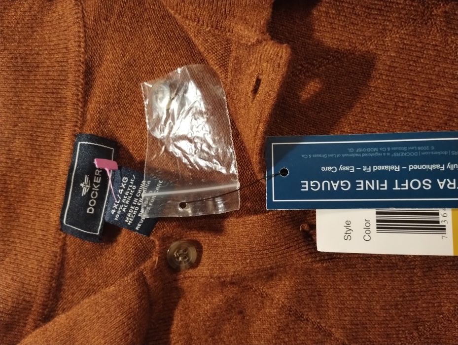Sweter męski 4 X-Large firmy Dockers