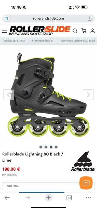 Patins da Rollerblade com 2 meses de uso