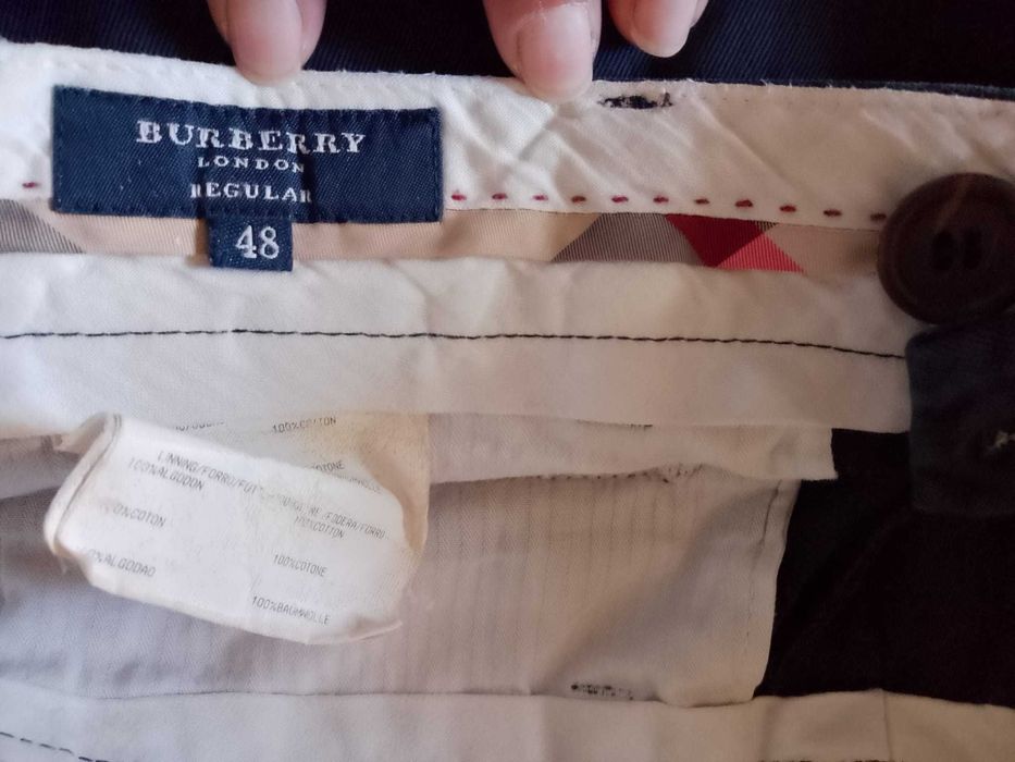 4 calças de homem 1 Boss,1 Burberry e 2 Gant