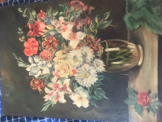 Obraz olej duży martwa natura