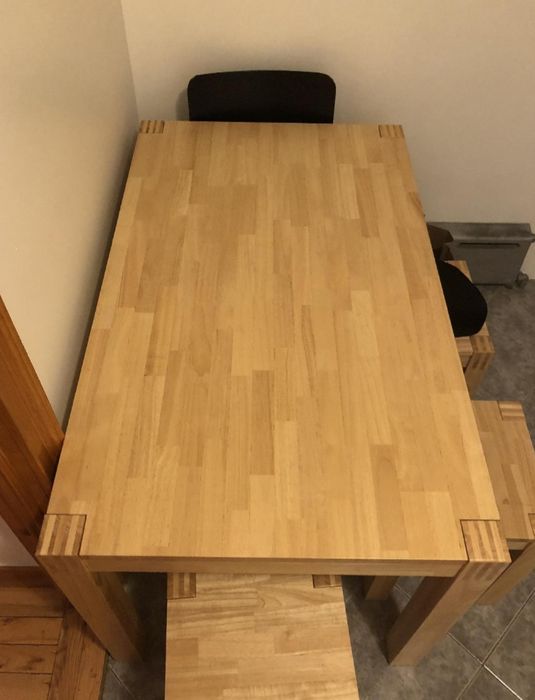 Stół IKEA nordby drewniany