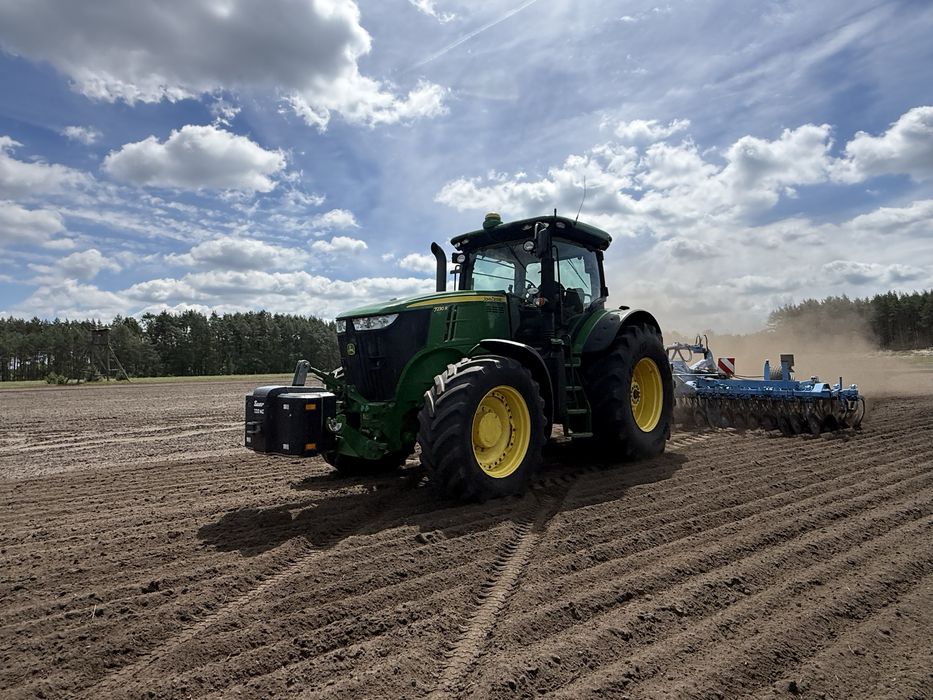John Deere 7230r power quad z Niemiec