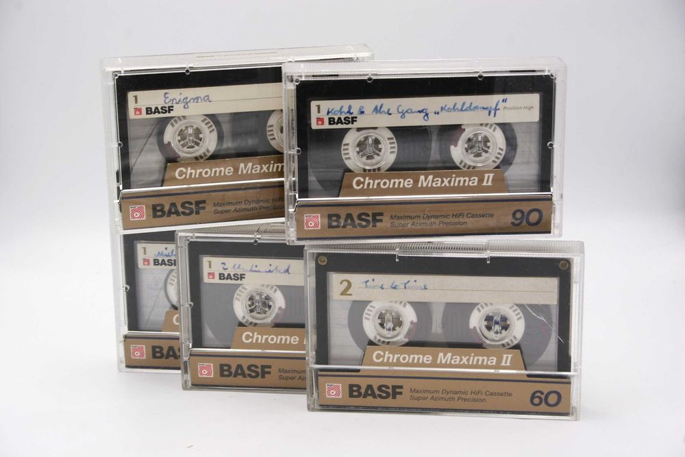 Kasety magnetofonowe BASF Chrome Maxima II 9szt
