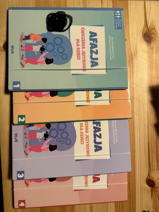 NOWE Afazja. Ćwiczenia językowe dla dzieci. Części 1-4