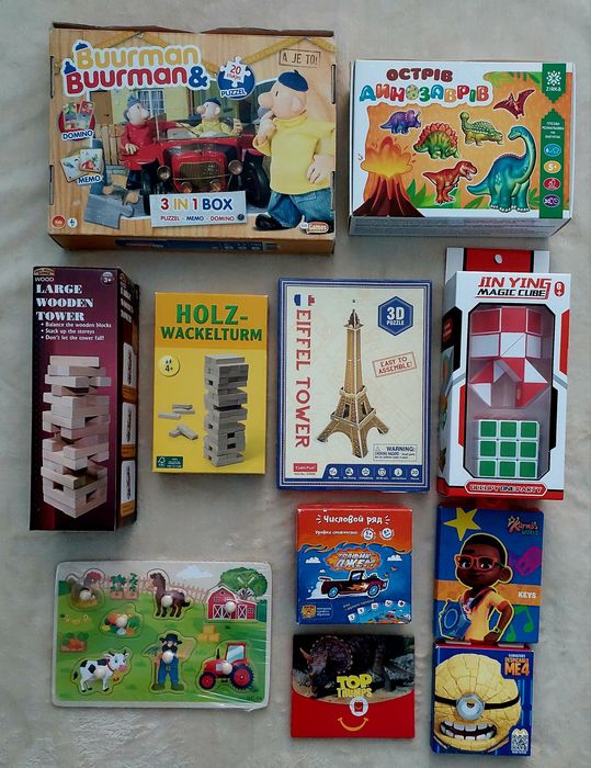 Настольные игры Кубик Рубика Деревянная башня Danko Toys