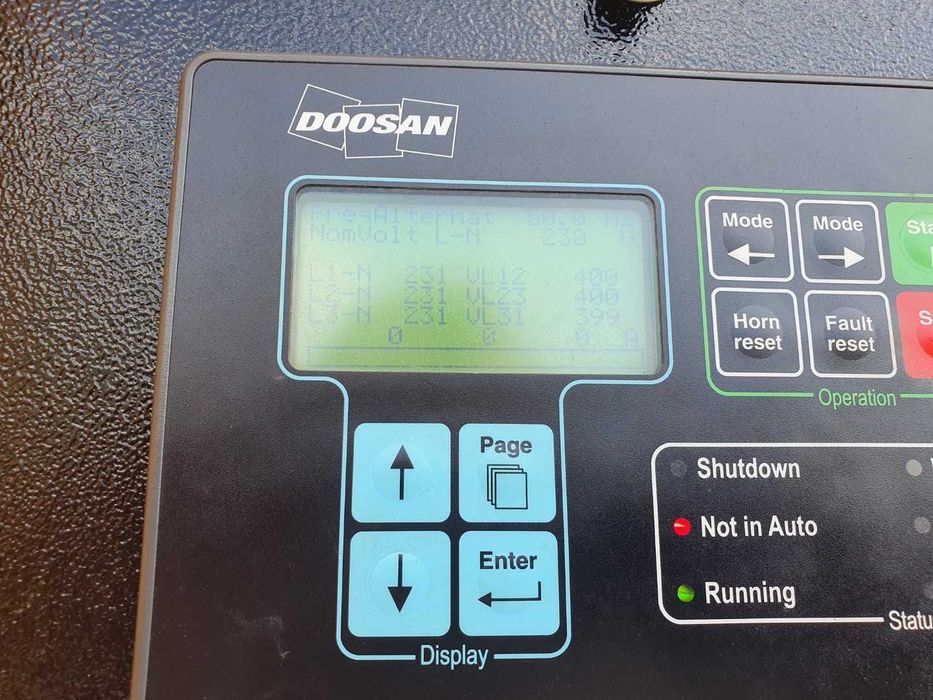 Agregat Prądotwórczy DOOSAN 150 kva JOHN DEREE