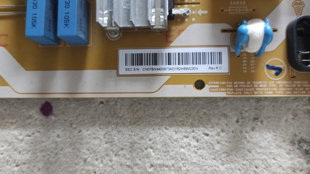Płyta i zasilacz Ue65ku6400xxc