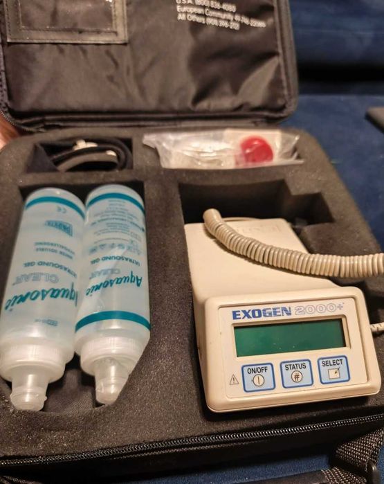 Exogen 2000+ przyspiesza gojenie złamania