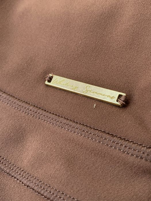 Brązowe krótkie legginsy GYMSHARK