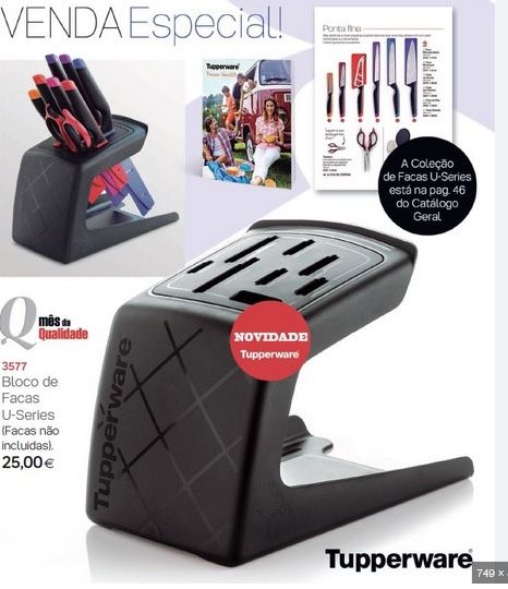 Pousa colher tupperware caixa pao