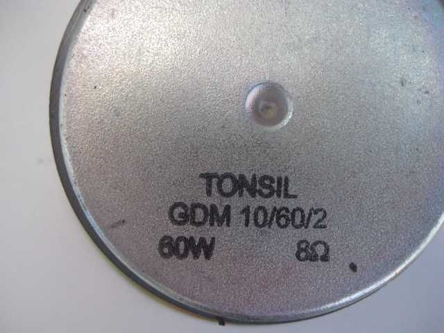 Tonsil GDM 10/60 10/60/2 10/60/4  10/80/2 głośnik Altus 75  oryginał