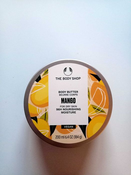 The Body Shop Wegańskie masło do ciała, nawilżające Mango, 200ml