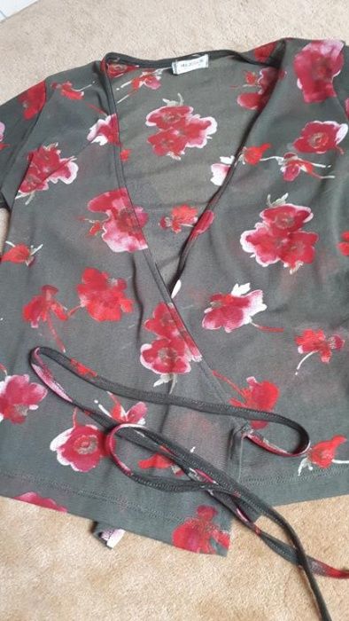 blusa de trespasse majodi