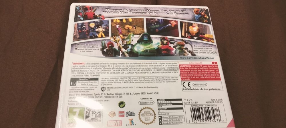 Jogo nintendo2/3 de Lego Marvel