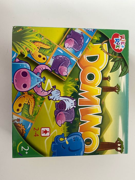 Domino z obrazkami w zwierzątka
