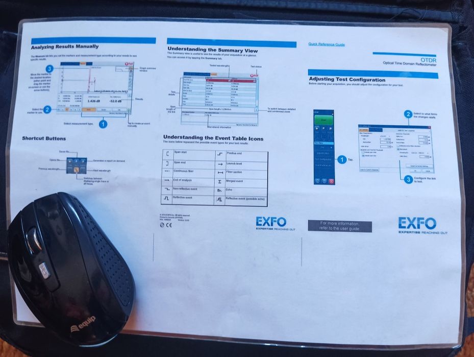 Otdr - Exfo com bonine
