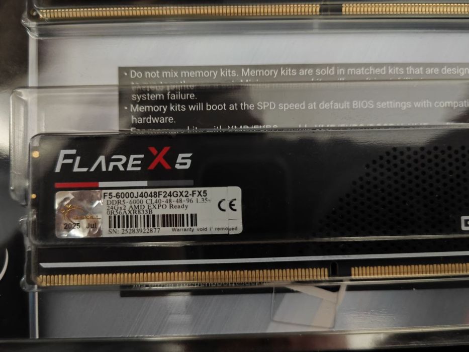 Оперативна пам'ять Gskill ddr5 48gb 6000.