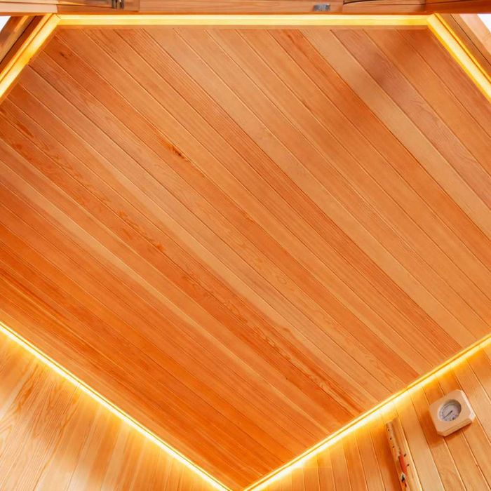 Sauna Tradicional de Madeira para Interior–4 Pessoas e Fogão Elétrico