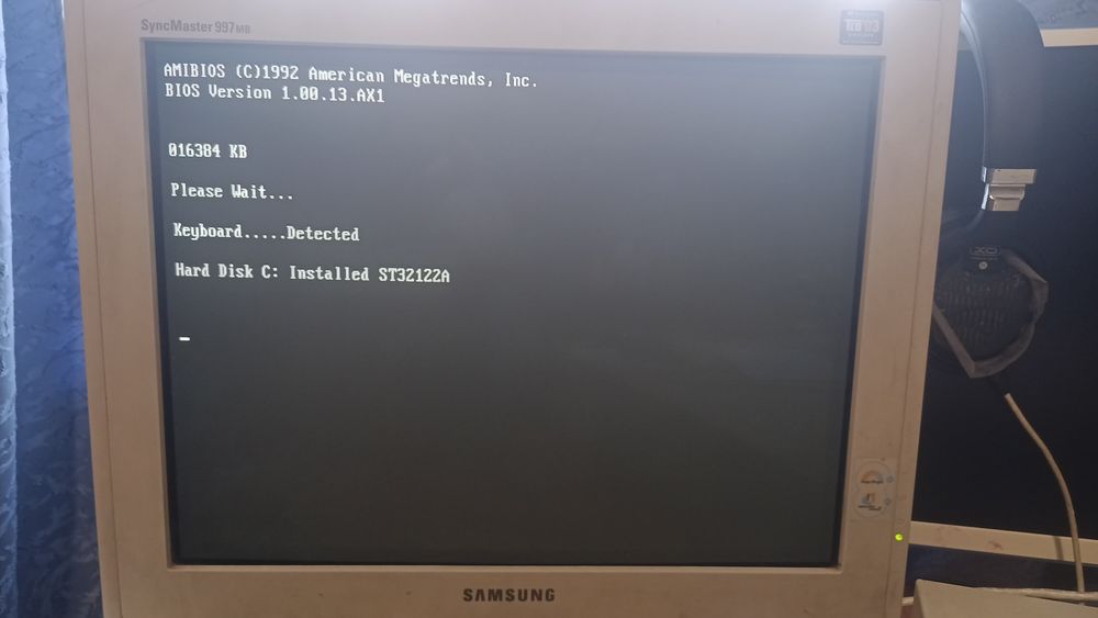 Ретро ПК Pentium 100 / 16Mb EDO / 512kb ISA video / 5.25FDD / 2.06gb