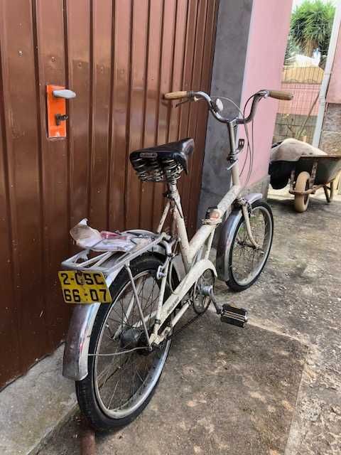 Bicicleta Pasteleira Raleigh Twenty anos 70