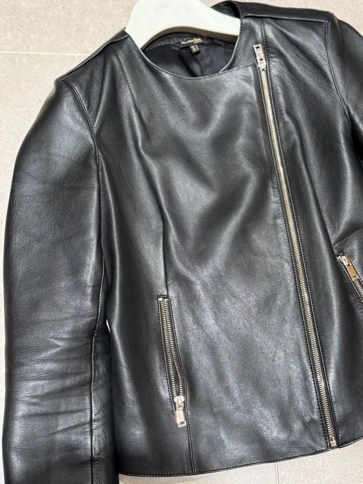 Skórzana ramoneska Massimo Dutti