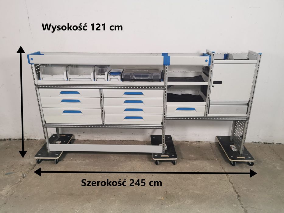 Zabudowa serwisowa warsztatowa Trafic VIVARO PRIMASTAR TRANSIT CUSTOM