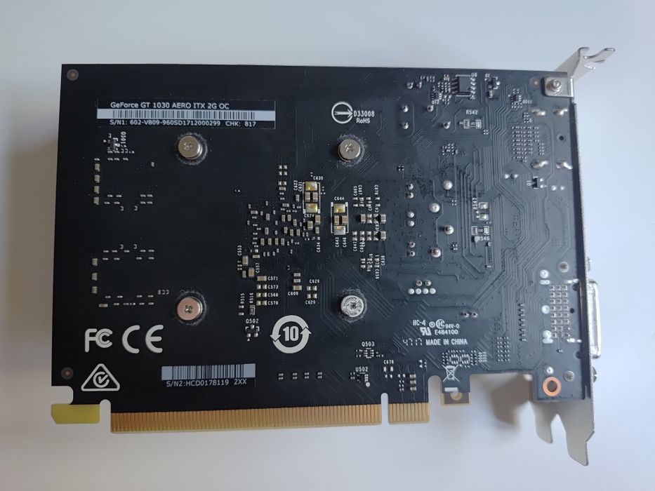 Gt 1030 AERO 2GB vram OC