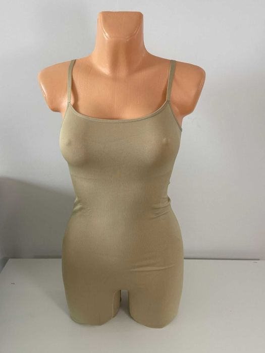 Bezszwowe Body Modelujące KUMAYES – Beżowe Rozmiar L