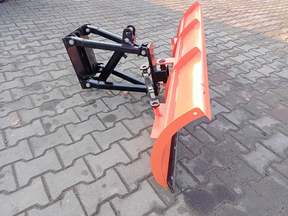 Pług do śniegu z płytą montażową do mini traktorów 150cm roboczej max