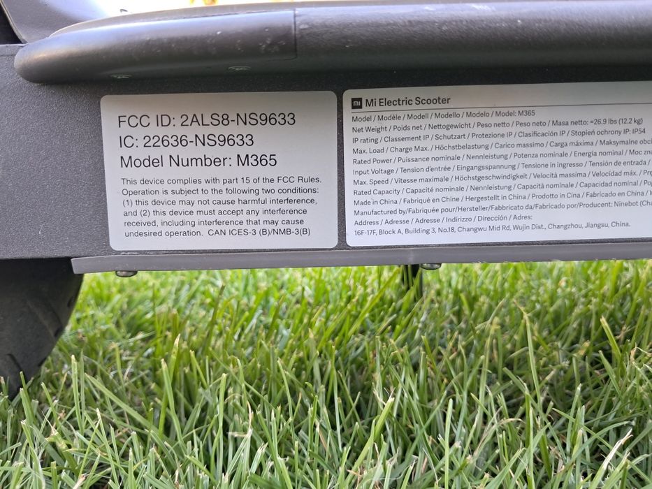 Hulajnoga elektryczna xiaomi m 365