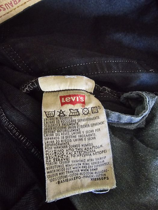 Czarne spodnie jeansowe r L/XL Levi's