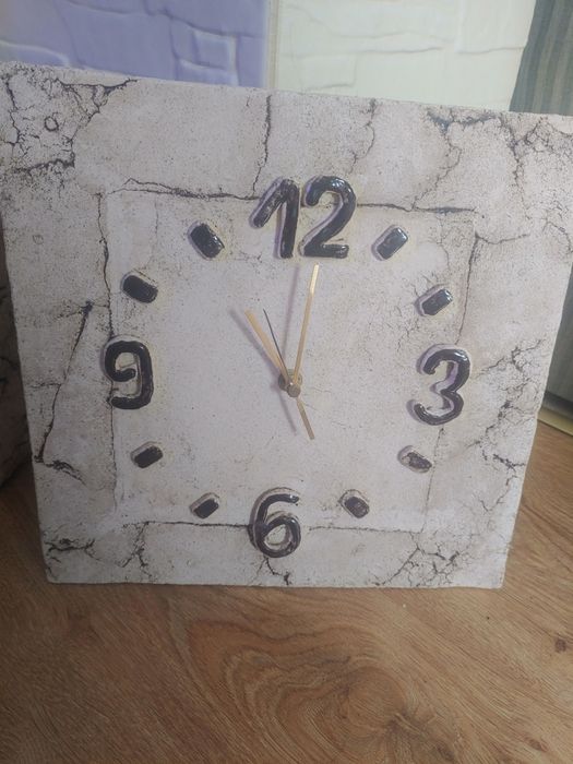 Wazon zegar ceramika artystyczna prezent