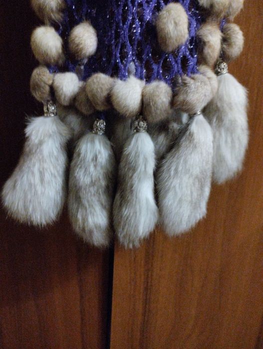 Шарф меховой норка