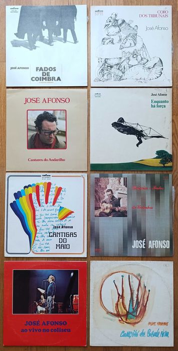 Discos Vinil Jose Afonso e Padre Fanhais