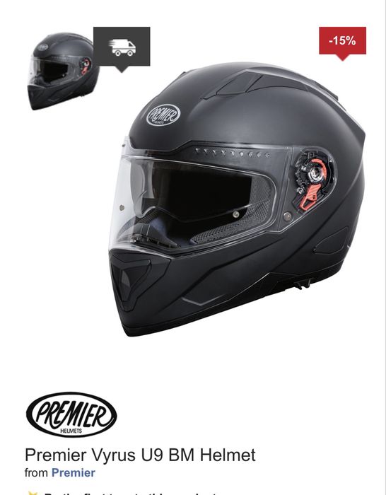 Premier Helmets Vyrus U9 BM | Medium