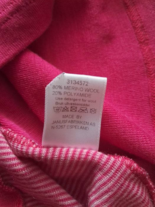 Bluzeczka/koszulka Janus, merino wool/wełna, r. 146/150/12 lat