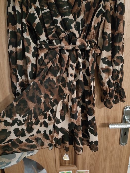 Sukienka panterka uni M L