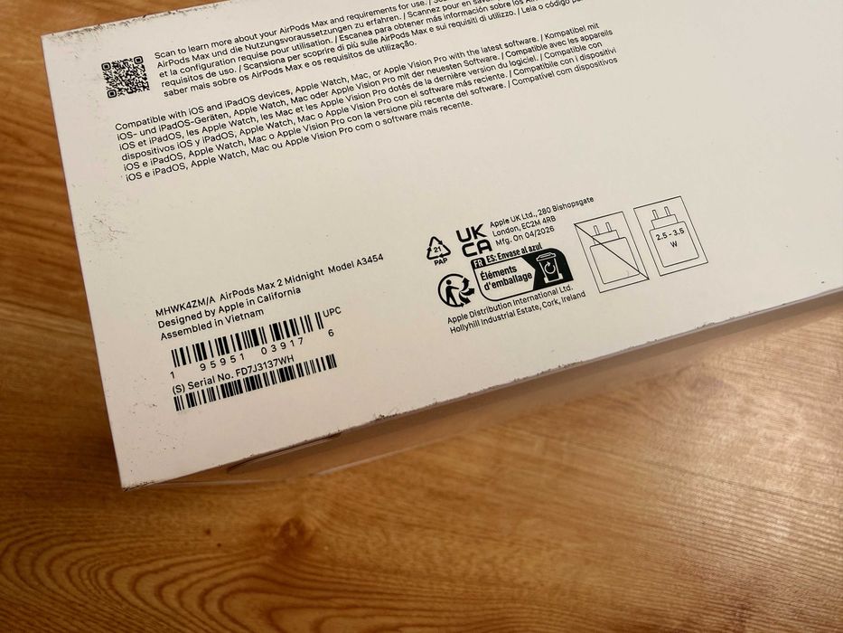 Słuchawki Bezprzewodowe Apple AirPods Max Czarne Space Gray ANC Bluetooth Nowe