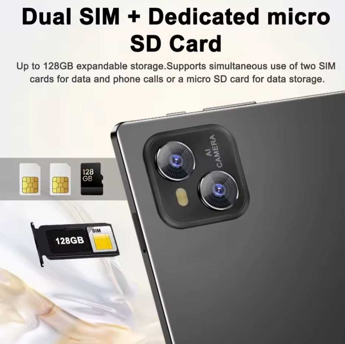 Tablet novo na caixa.