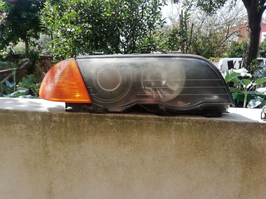 Óticas xenon originais bmw e46 versão sedan ou touring fase 1