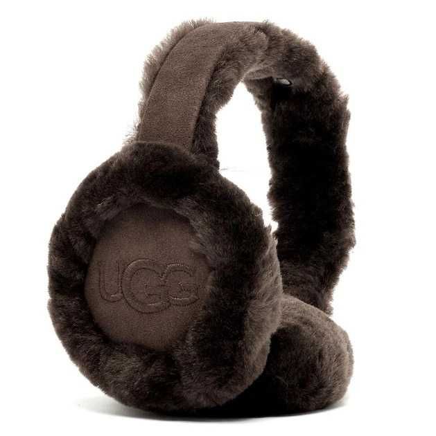 Теплі навушники UGG Earmuff Шоколадні. Оригінал. One Size